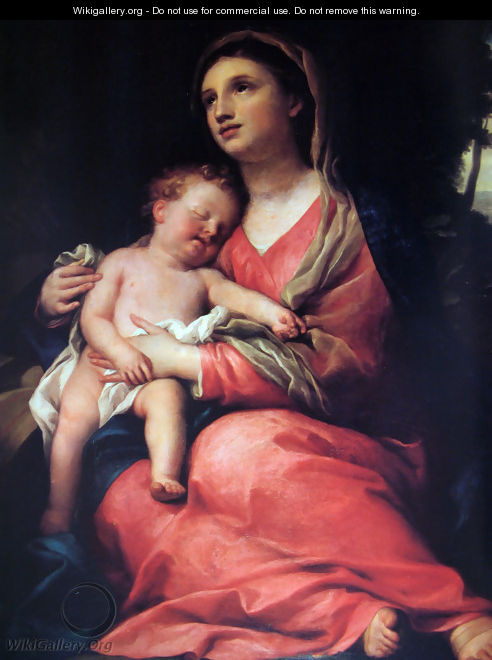 Virgin with the child - Anton Raphael Mengs