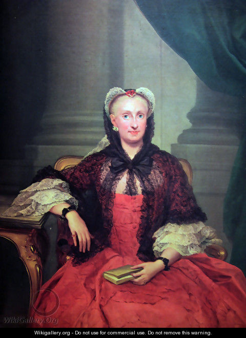 The Queen Mary Amalia of Saxony - Anton Raphael Mengs