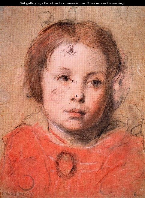Study for the portrait of a girl - Anton Raphael Mengs