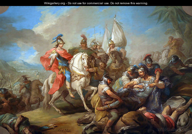 The Victory of Alexander over Porus - Carle van Loo