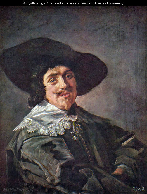 Portrait of a young man in gelbgrauen rock - Frans Hals