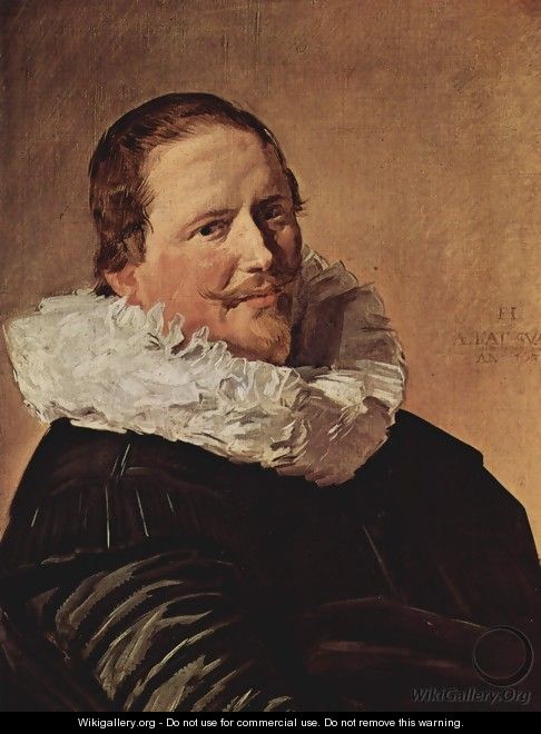Portrait of a man about thirty years with pleated collar - Frans Hals