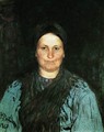 Portrait of Tatyana Stepanovna Repina, the artist's mother - Ilya Efimovich Efimovich Repin