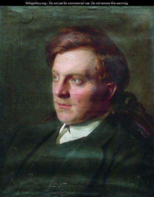 Portrait of Ivan Timofeevich Savenkov in his St. Petersburg university student years - Ilya Efimovich Efimovich Repin