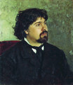 Portrait of the painter Vasily Ivanovich Surikov - Ilya Efimovich Efimovich Repin