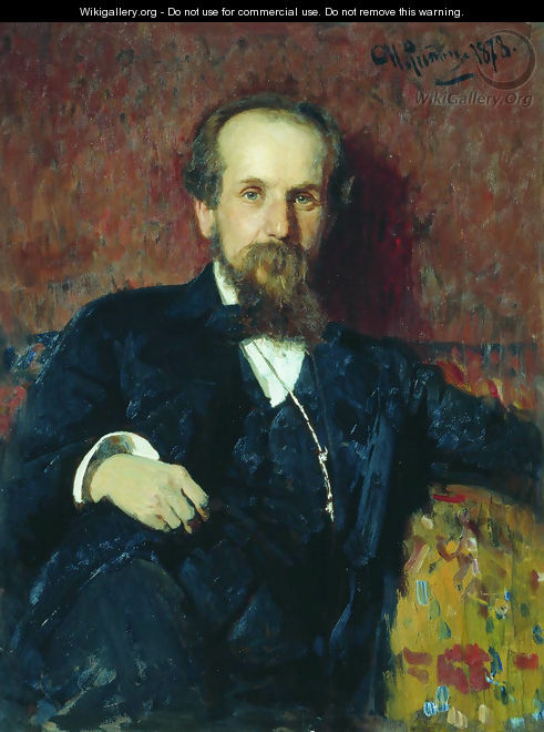 Portrait of the painter Pavel Petrovich Chistyakov - Ilya Efimovich Efimovich Repin