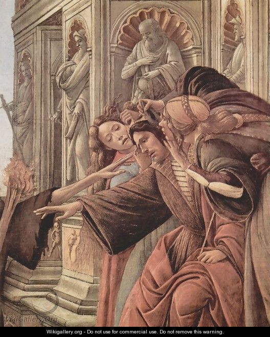 Calumny of Apelles (detail 3) - Sandro Botticelli (Alessandro Filipepi)