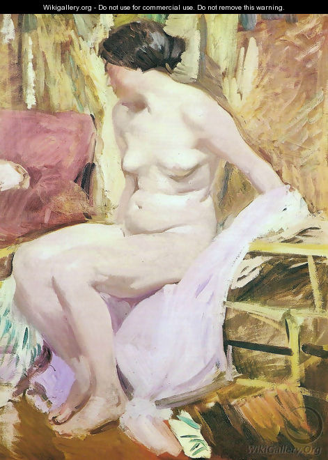 Nude woman - Joaquin Sorolla y Bastida