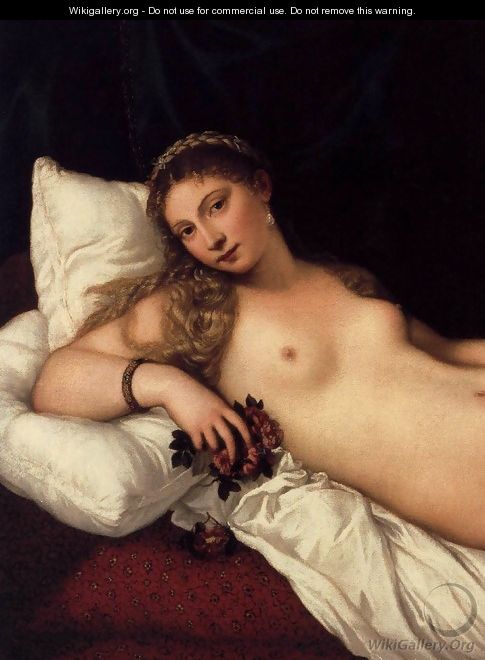 Venus of Urbino (detail 1) - Tiziano Vecellio (Titian)