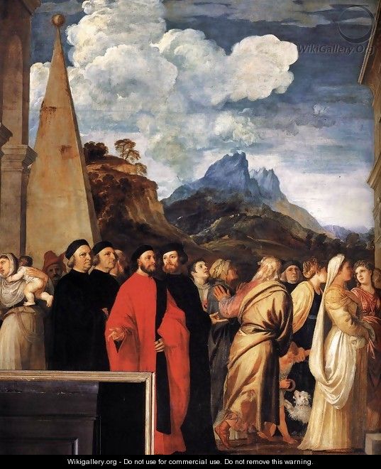 Presentation of the Virgin at the Temple (detail 7) - Tiziano Vecellio (Titian)