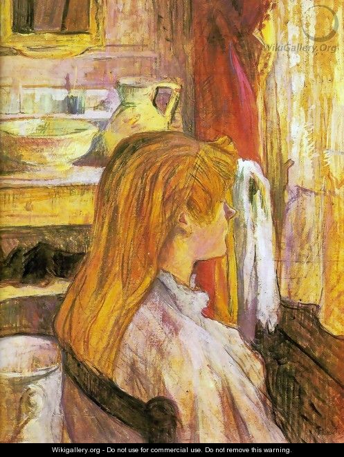 Woman at the window - Henri De Toulouse-Lautrec