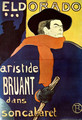 El dorado, Artistide Bruant dans soncabaret - Henri De Toulouse-Lautrec