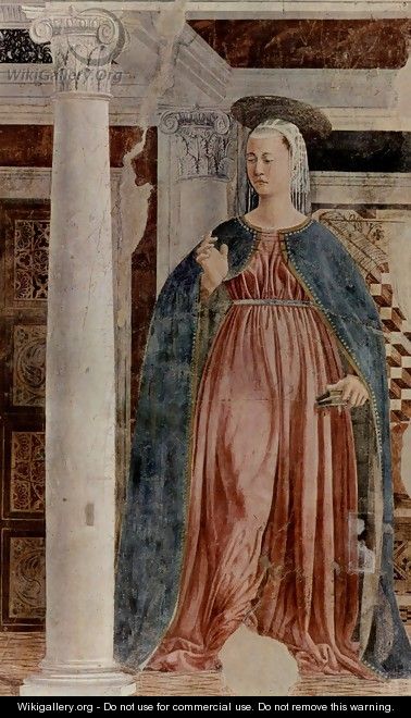 Annunciation (detail 1) - Piero della Francesca