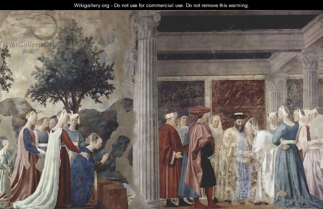 Adoration of the Holy Wood - Piero della Francesca