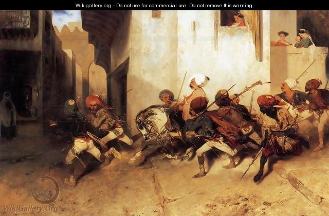 The Janissaries Patrol Smyrna - Jean-Léon Gérôme