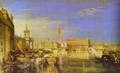 Bridge of Signs, Ducal Palace and Custom-House, Venice_ Canaletti Painting - Joseph Mallord William Turner