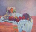 Still life with fruits, basket and measurer - Paul Gauguin