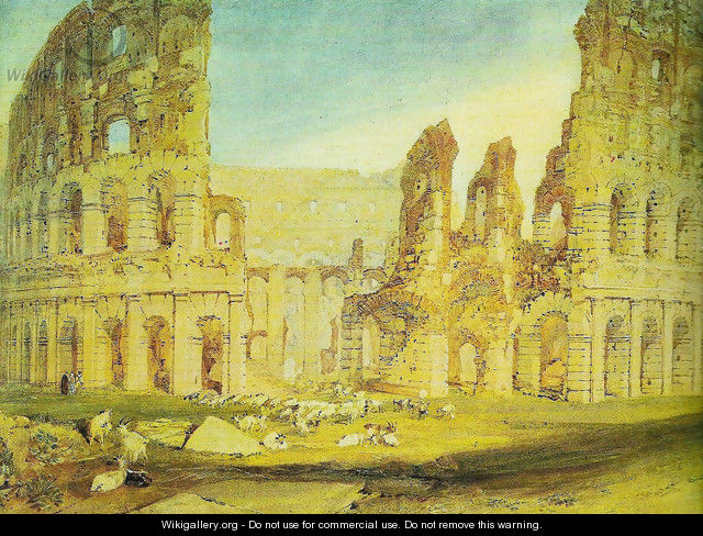 The colisseum - Joseph Mallord William Turner