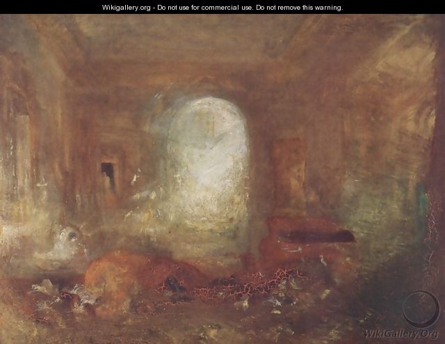 Interieur in the Petworth House - Joseph Mallord William Turner