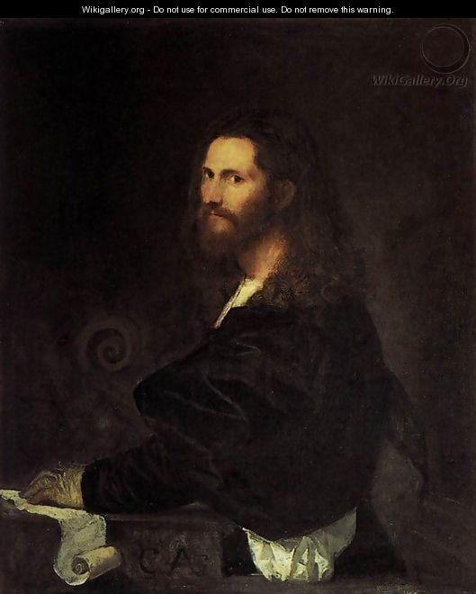 Portrait of a Musician - Tiziano Vecellio (Titian)