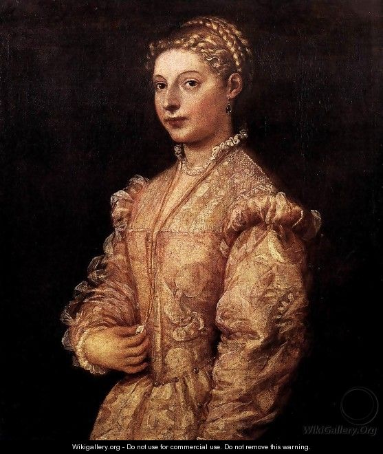 Portrait of a Girl - Tiziano Vecellio (Titian)