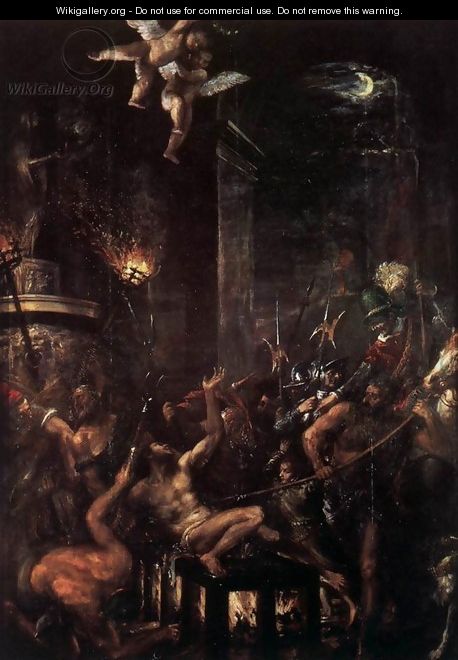Martyrdom of St Lawrence - Tiziano Vecellio (Titian)