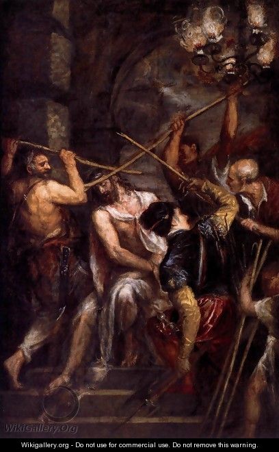 Crowning with Thorns - Tiziano Vecellio (Titian)