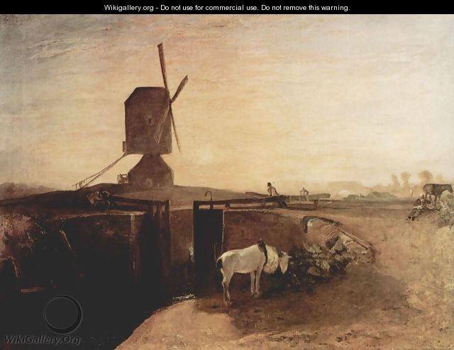 The large channel connection with Southall Mill - Joseph Mallord William Turner