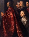 Madonna with Saints and Members of the Pesaro Family (detail 2) - Tiziano Vecellio (Titian)