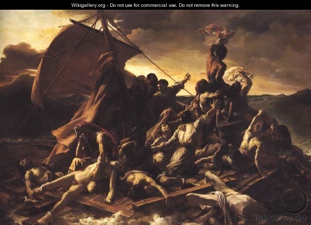 radeau de la meduse - Eugene Delacroix