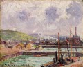 View of Dunquesne and Berrigny Basins in Dieppe - Camille Pissarro