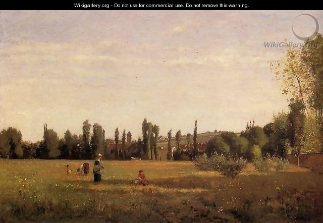 La Varenne-Saint-Hilaire, View from Champigny - Camille Pissarro