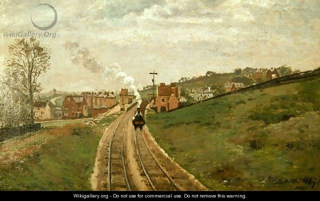 La gare de Lordship Lane - Camille Pissarro