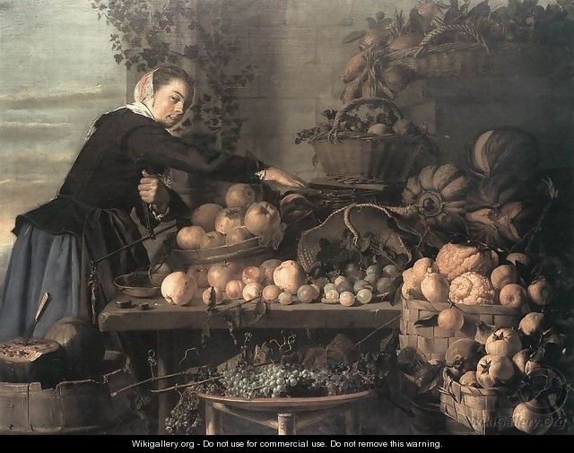 Fruit and Vegetable Seller 1630 - Claes Van Heussen
