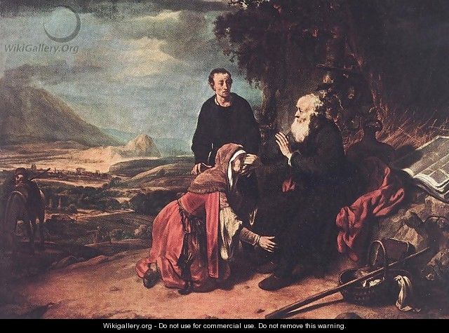 Prophet Eliseus and the Woman of Sunem 1664 - Gerbrand Van Den Eeckhout