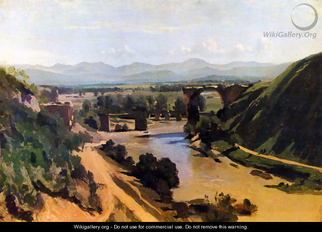 The Bridge at Narni - Jean-Baptiste-Camille Corot