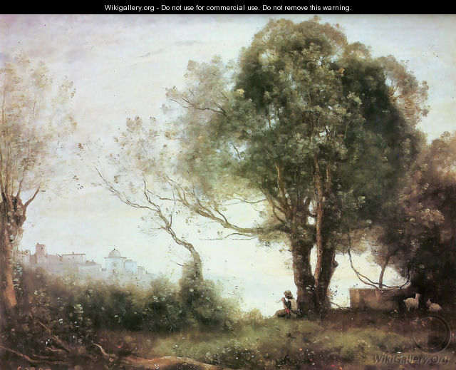 Landschaft Castelgandolfo - Jean-Baptiste-Camille Corot