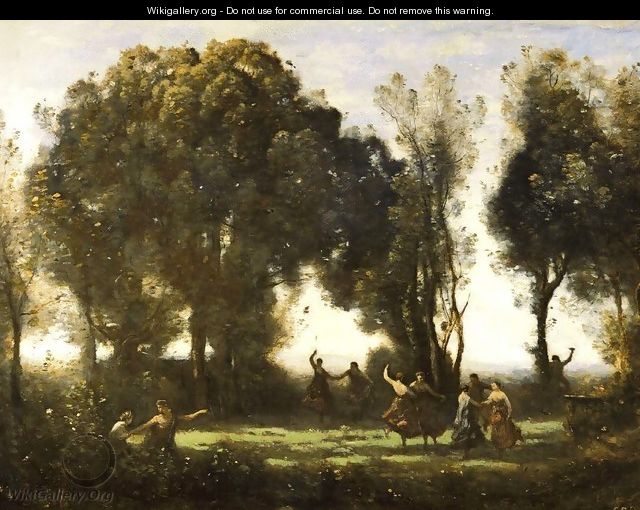 Dança das Ninfas - Jean-Baptiste-Camille Corot