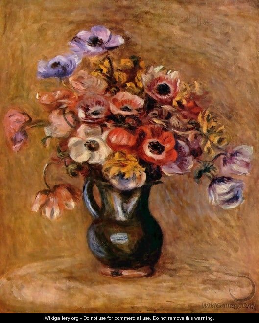 Still life with flowers - Pierre Auguste Renoir