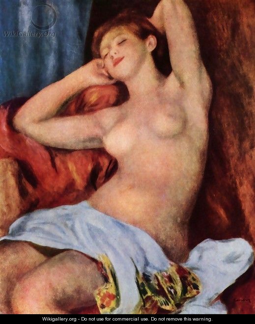 Sleeping Baigneuse - Pierre Auguste Renoir