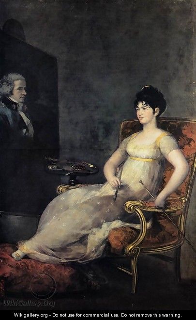 Dona María Tomasa Palafox, Marquesa de Villafranca - Francisco De Goya y Lucientes