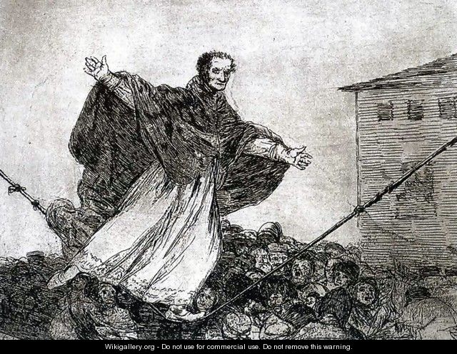 May the rope break - Francisco De Goya y Lucientes