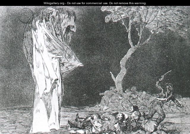 Disparates No.2 Torheit der Furcht - Francisco De Goya y Lucientes