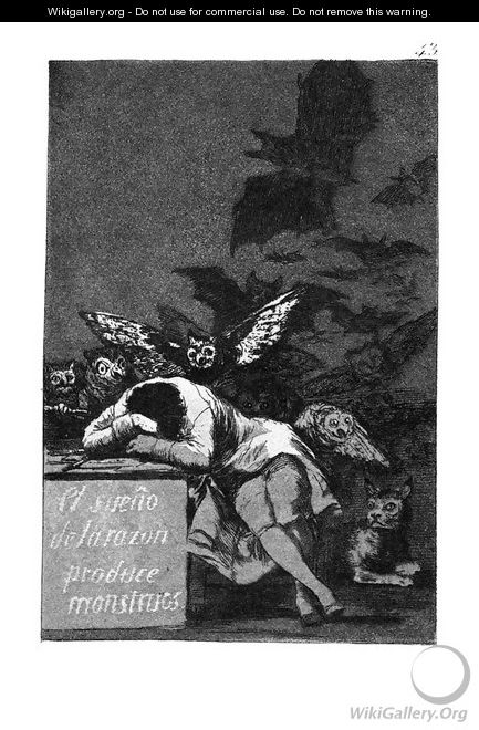 Caprichos(43) - Francisco De Goya y Lucientes
