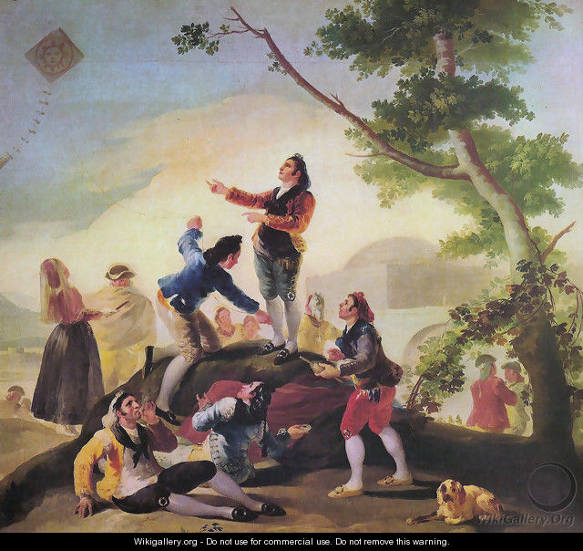 The kite - Francisco De Goya y Lucientes