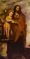 Joseph with Infant Christ - Bartolome Esteban Murillo