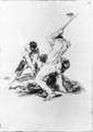 Three Men Digging - Francisco De Goya y Lucientes