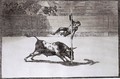 The Speed and Daring of Juanito Apiñani in the Ring of Madrid - Francisco De Goya y Lucientes