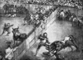 The Divided Arena - Francisco De Goya y Lucientes