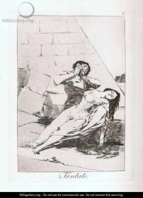 Tantalo - Francisco De Goya y Lucientes